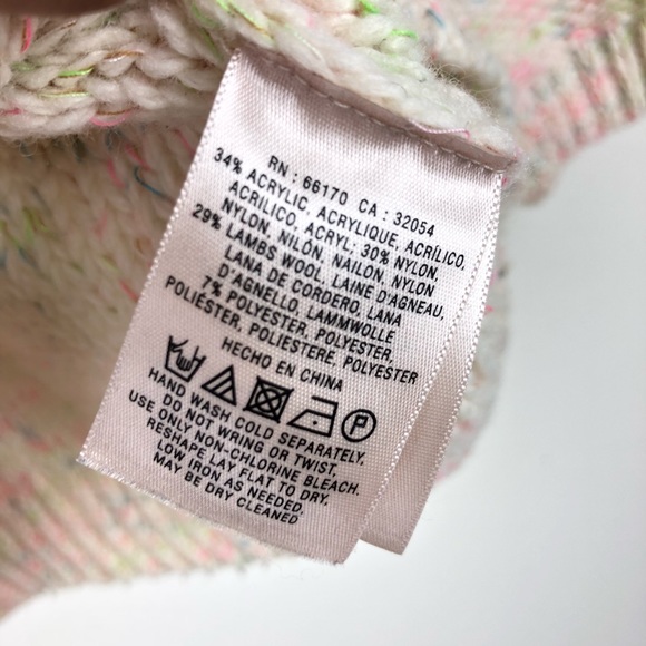 Moth Lambs Wool Pastel Rainbow Knitted Sweater - Picture 5 of 5